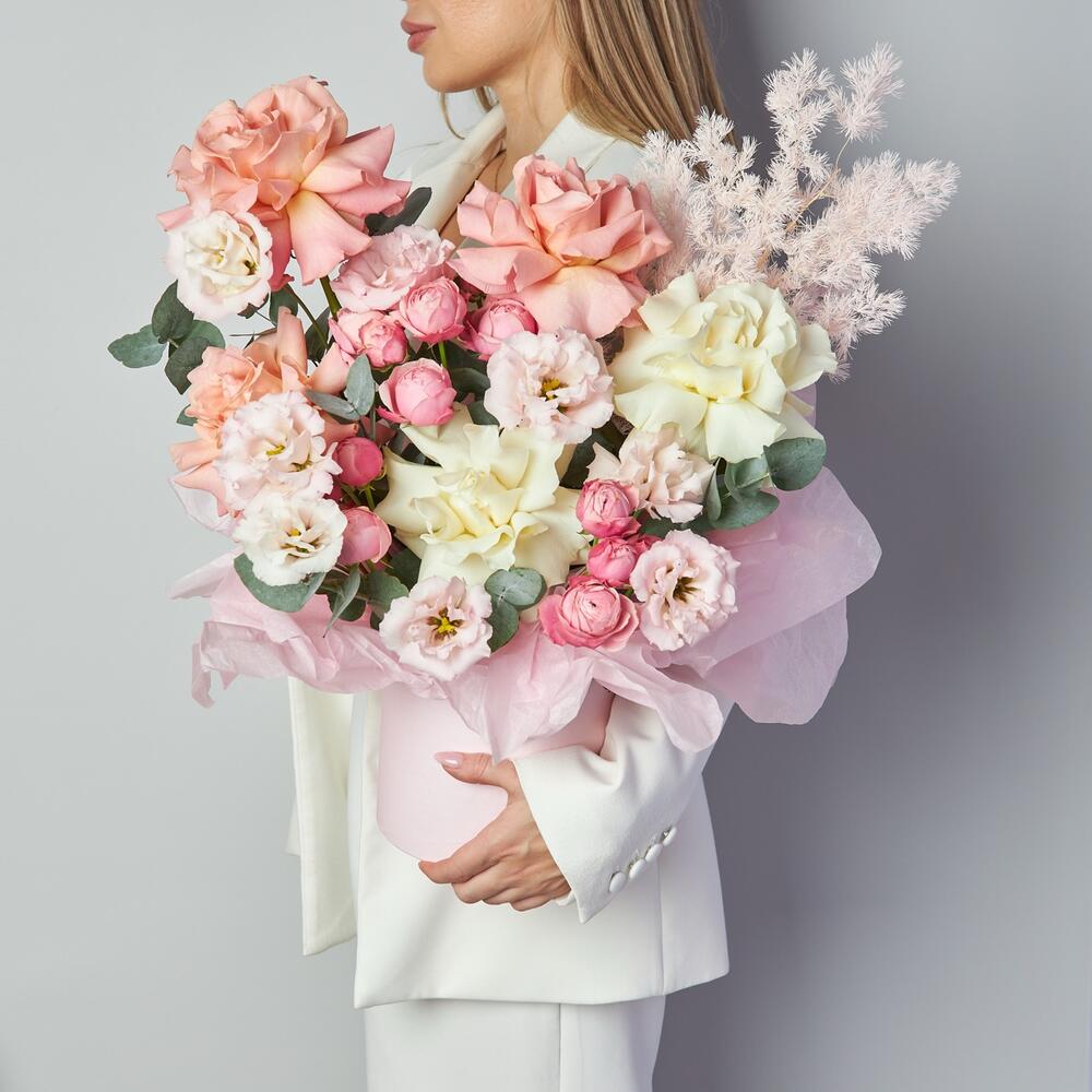 French & Peony Rose Hatbox